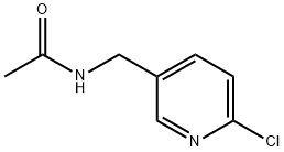 N-[(6-氯吡啶-3-基)甲基]乙酰胺 结构式