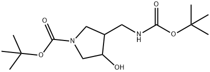 4-BOC-AMINOMETHYL-3-HYDROXY-1-N-BOC-PYRROLIDINE
