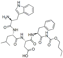 butyloxycarbonyl-tryptophyl-leucyl-aspartyl-phenylalaninamide|