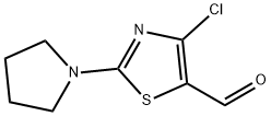 4-CHLORO-2-(1-PYRROLIDINO)-5-THIAZOLECARBOXALDEHYDE