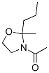 Oxazolidine, 3-acetyl-2-methyl-2-propyl- (9CI) Struktur