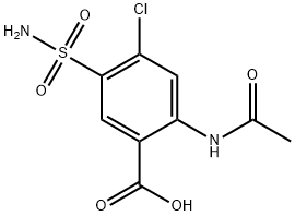 2-(아세틸아미노)-5-(아미노설포닐)-4-클로로벤조산