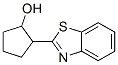 Cyclopentanol, 2-(2-benzothiazolyl)- (9CI) 化学構造式