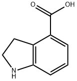 4-羧基吲哚啉, 175647-03-7, 结构式