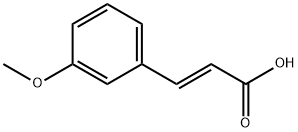 3-METHOXYCINNAMIC ACID Structure