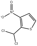 2-(二氯甲基)-3-硝基噻吩 结构式