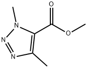 1H-1,2,3-Triazole-5-carboxylicacid,1,4-dimethyl-,methylester(9CI) Structure