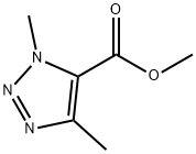 1H-1,2,3-Triazole-5-carboxylicacid,1,4-dimethyl-,methylester(9CI) 结构式