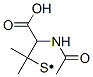 Ethylthio,  2-(acetylamino)-2-carboxy-1,1-dimethyl- 结构式