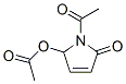 2H-Pyrrol-2-one,  1-acetyl-5-(acetyloxy)-1,5-dihydro- Struktur