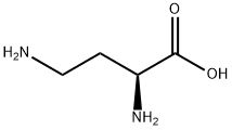 (S)-2,4-ジアミノブタン酸 化学構造式