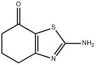 2-AMINO-5,6-DIHYDRO-1,3-BENZOTHIAZOL-7(4H)-ONE Struktur