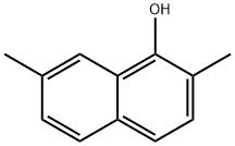 1-Naphthalenol, 2,7-dimethyl- Structure
