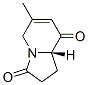 3,8(2H,5H)-Indolizinedione,1,8a-dihydro-6-methyl-,(S)-(9CI) 结构式