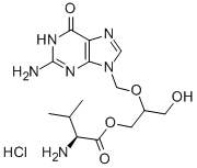 缬更昔洛韦盐酸盐,175865-59-5,结构式