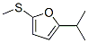 Furan, 2-(1-methylethyl)-5-(methylthio)- (9CI) 化学構造式