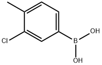 3-Chloro-4-methylphenylboronic acid Structure