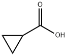 Cyclopropanecarboxylic acid Structure