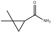 2,2-ジメチルシクロプロパン-1-カルボオキサミド 化学構造式