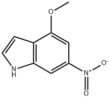 4-甲氧基-6-硝基吲哚, 175913-41-4, 结构式