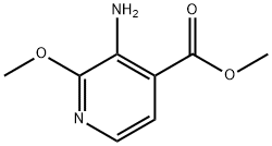 3-アミノ-2-メトキシイソニコチン酸メチル 化学構造式