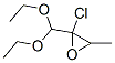 Oxirane, 2-chloro-2-(diethoxymethyl)-3-methyl- (9CI) Struktur