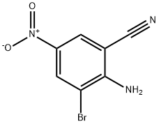 2-氰基-4-硝基-6-溴苯胺, 17601-94-4, 结构式