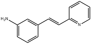 3-[(E)-2-PYRIDIN-2-YLVINYL]ANILINE Structure