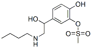 dl-N-Butylnorepinephrine methansulfonate Structure