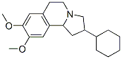 2-Cyclohexyl-1,2,3,5,6,10b-hexahydro-8,9-dimethoxypyrrolo[2,1-a]isoquinoline Structure