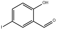 2-ヒドロキシ-5-ヨードベンズアルデヒド 化学構造式