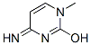 2-Pyrimidinol,1,4-dihydro-4-imino-1-methyl-,(E)-(9CI) 结构式