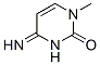 2(1H)-Pyrimidinone,3,4-dihydro-4-imino-1-methyl-,(4E)-(9CI) Structure