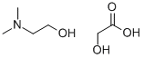 N,N-DIMETHYL(2-HYDROXYETHYL)AMMONIUM 2-HYDROXYACETATE,176158-74-0,结构式
