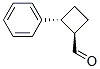 Cyclobutanecarboxaldehyde, 2-phenyl-, trans- (9CI) 化学構造式