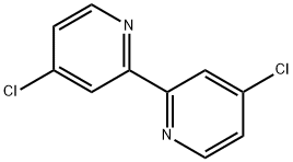 4,4'-ジクロロ-2,2'-ビピリジン 化学構造式