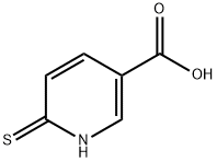 6-巯基烟酸 , 17624-07-6, 结构式