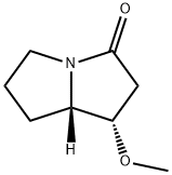 3H-Pyrrolizin-3-one,hexahydro-1-methoxy-,(1S-trans)-(9CI) Struktur