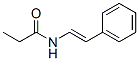 Propanamide,  N-(2-phenylethenyl)-,  (E)-  (9CI) 结构式