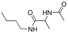 Propanamide,  2-(acetylamino)-N-butyl- 结构式