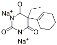 sodium 5-(1-cyclohexen-1-yl)-5-ethylbarbiturate Struktur