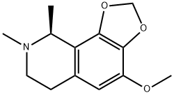 (9S)-6,7,8,9-Tetrahydro-4-methoxy-8,9-dimethyl-1,3-dioxolo[4,5-h]isoquinoline 结构式