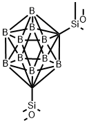 BIS(METHOXYDIMETHYLYLSILYL)M-CARBORANE, 17631-41-3, 结构式