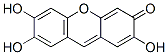 2,3,7-Trihydroxyfluorone Struktur