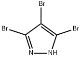 3,4,5-トリブロモ-1H-ピラゾール 化学構造式