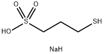 3-巯基-1-丙磺酸钠, 17636-10-1, 结构式