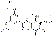 176378-93-1 Benzamide,  3,5-bis(acetyloxy)-N-[1,2,3,4-tetrahydro-3-methyl-6-(methylamino)-2,4-dioxo-1-phenyl-5-pyrimidinyl]-