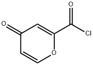 4H-Pyran-2-carbonyl chloride, 4-oxo- (9CI) 结构式