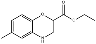 6-甲基-3,4-二氢-2H-苯并[B][1,4]噁嗪-2-羧酸乙酯 结构式