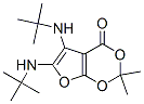 4H-Furo[2,3-d]-1,3-dioxin-4-one,  5,6-bis[(1,1-dimethylethyl)amino]-2,2-dimethyl- 结构式